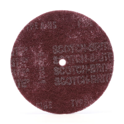 3M 00666, Scotch-Brite High Strength Disc, HS-DC, A/O Very Fine, 6 in x 1/4 in, 7000120947