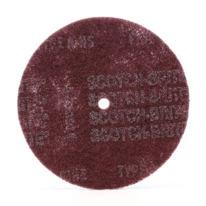 3M 04188, Scotch-Brite High Strength Disc, HS-DC, A/O Medium, 6 in x 1/2 in, 7000120949