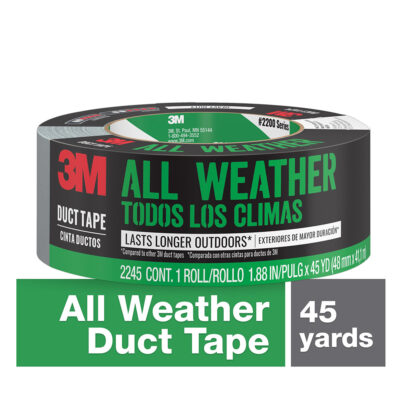 3M 98236, All-Weather Duct Tape, 2245-A, 1.88 in x 45 yd (48mm x 41,1m), 7000122558
