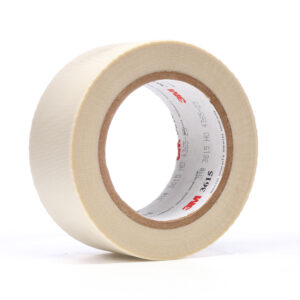 3M 48236, General Purpose Glass Cloth Tape 3615, White, 2 in x 36 yd, 7 mil, 3615, 7000123894
