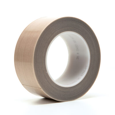 3M 16162, PTFE Glass Cloth Tape 5453, Brown, 2 in x 36 yd, 8.2 mil, 7000144794