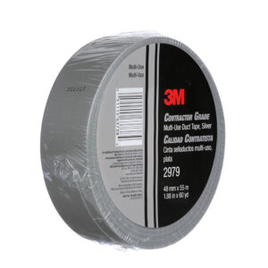3M 63738, Contractor Grade Multi-Use Duct Tape 2979, Silver, 1.88 in x 60 yd, 7010335692
