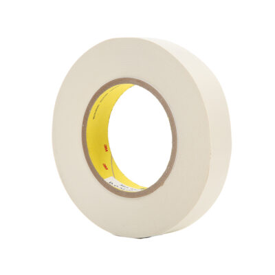 3M 03020, Thermosetable Glass Cloth Tape 365, White, 1 in x 60 yd, 8.3 mil, 7100025247