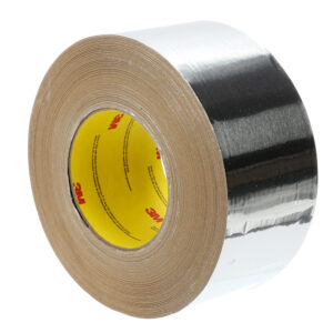 3M 95560, Venture Tape Aluminum Foil Tape 1521CW, Silver, 72 mm x 45.7 m, 2.8 mil, 7100043752