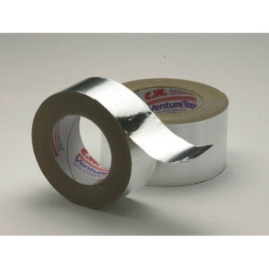 3M 95530, Venture Tape Aluminum Foil Tape 1520CW, Silver, 1 in x 50 yd, 3.2 mil, 7100043962