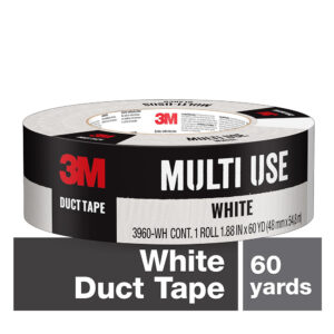 3M 98214, White Duct Tape 3960-WH 1.88 in x 60 yd (48 mm x 54,8 m), 7100101742