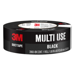 3M 98212, Black Duct Tape 3960-BK, 1.88 in x 60 yd (48 mm x 54,8 m), 7100101863