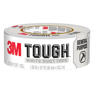 3M 97131, Tough Duct Tape 3955-WH - 1.88 in x 55 yd, White, 7100102321