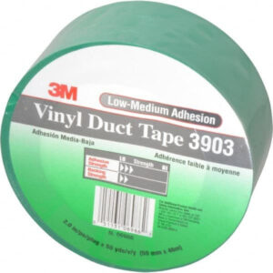 3M 06986, Vinyl Duct Tape 3903, Green, 2 in x 50 yd, 6.5 mil, 7100145926