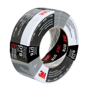 3M 17225, All Purpose Duct Tape DT8, Silver, 48 mm x 54.8 m, 8 mil, DT8IW, 7100158345