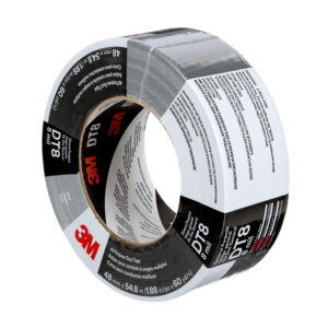 3M 17809, All Purpose Duct Tape DT8, Black, 48 mm x 54.8 m, 8 mil, DT8IW, 7100174104