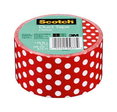 3M 95637, Scotch Duct Tape 910-DOT-C, 1.88 in x 10 yd (48 mm x 9,14 m),  7100183289 » Alloy Coating Supply®