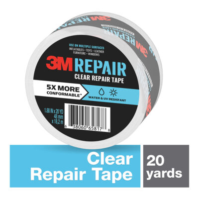 3M 65817, Clear Repair Tape RT-CL60, 1.88 in x 20 yd (48 mm x 18.2 m), 7100214933
