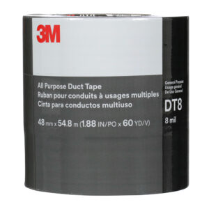 3M 53585, All Purpose Duct Tape DT8, Silver, 48 mm x 54.8 m, 8 mil, 7100253423