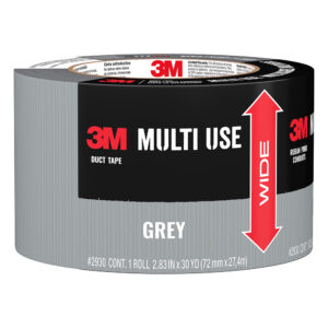 3M 46231, Wide Multi-Use Duct Tape 2930-W, 2.83 in x 30 yd (72 mm x 27.4 m), 7100257813