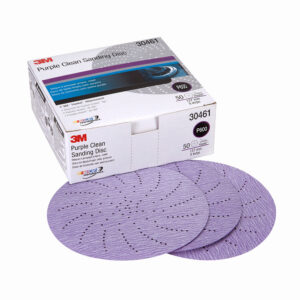 3M 30461, Hookit Purple Clean Sanding Disc, 5 in, P600, 7000028277