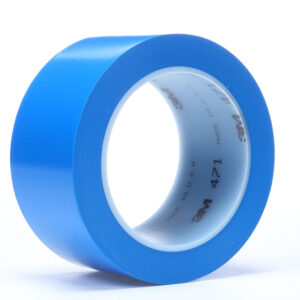 3M 04308, Vinyl Tape 471, Blue, 2 in x 36 yd, 5.2 mil, 7000028851