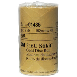 3M 01435, Stikit Gold Disc Roll, 6 in, P320, 7000045430
