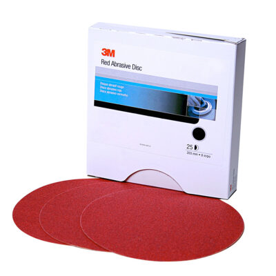 3M 01218, Hookit Red Abrasive Disc, 6 in, P400, 7000045463