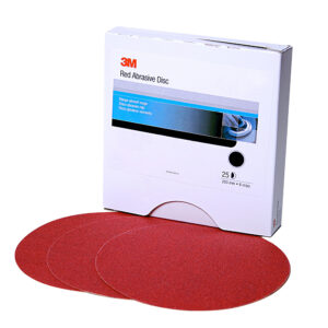 3M 01261, Hookit Red Abrasive Disc, 6 in, P80, 7000045464