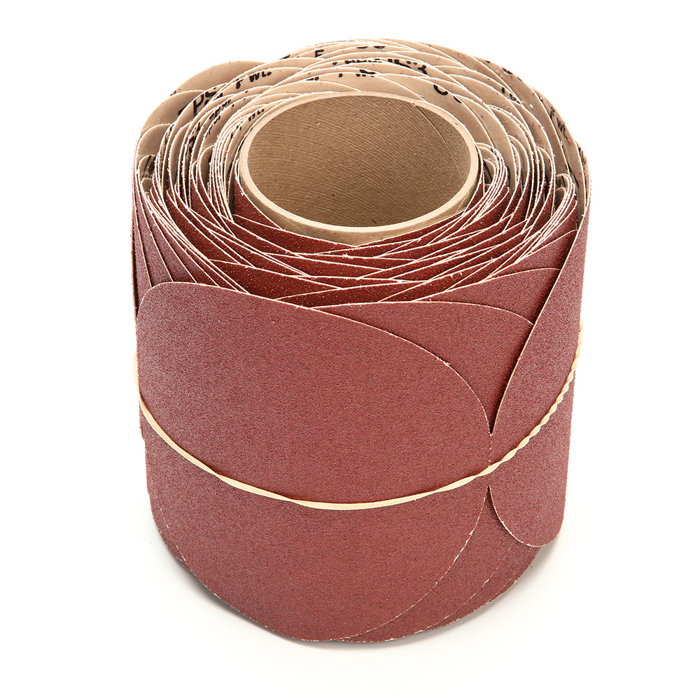 3M 80947, Stikit Paper Disc Roll 763U, 80 F-weight, 6 in x NH, Die 600Z, 7000118101