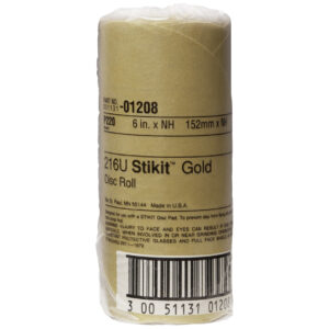 3M 01203, Stikit Gold Disc Roll, 6 in, P400, 7000119679