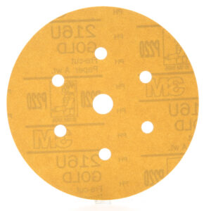 3M 01072, Hookit Gold Disc Dust Free 216U 6 in, P500, 7000119695