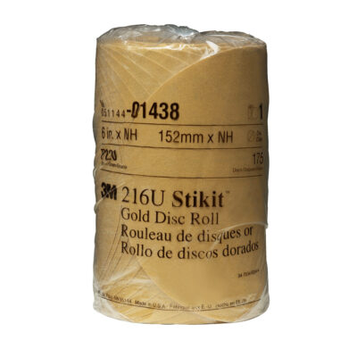 3M 01437, Stikit Gold Disc Roll, 6 in, P240, 7000119704