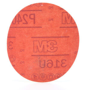 3M 01296, Hookit Red Abrasive Disc, 5 in, P240, 7000119856
