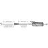 Standard Abrasives 712689, Cartridge Roll Mandrel, 3/16 in x 1 in x 1/4 in x 1 in x 3 in CM-16, 7000122118
