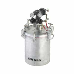 Binks 183G-523, 5 Gallon Paint/Pressure Tank, Galvanized, Dual Regulation, Gear Reduced Agitation