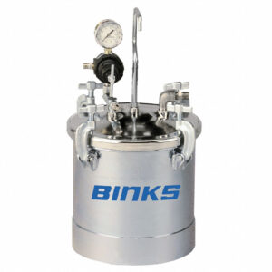 Binks 83C-210, 2.8 Gallon Paint/Pressure Tank, Zinc Plated Steel, Single Regulation, No Agitation