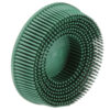 3M 18734, Scotch-Brite Roloc Bristle Disc, RD-ZB, 50, TR, Green, 3 in x 5/8 in, Tapered, 7000000745