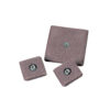 Standard Abrasives 703654, A/O Square Pad, 2 in x 2 in x 1/2 in, 1/4-20, 80, 7100105433