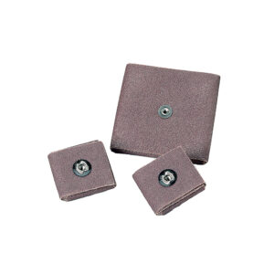 Standard Abrasives 703654, A/O Square Pad, 2 in x 2 in x 1/2 in, 1/4-20, 80, 7100105433