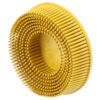 3M 18736, Scotch-Brite Roloc Bristle Disc, RD-ZB, 80, TR, Yellow, 3 in x 5/8 in, Tapered, 7100138320