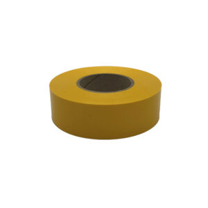 Yellow Plating Tape, 1 in X 66 ft, Adhesive Roll