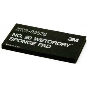 3M 05526, Wetordry Sponge Pad 20, 5-1/2 x 2-3/4 in x 3/8 in, 7000045663