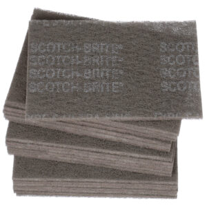 3M 07448, Scotch-Brite Hand Pad 7448, HP-HP, SiC Ultra Fine, Gray, 9 in x 6 in, 7000045983, 20/box