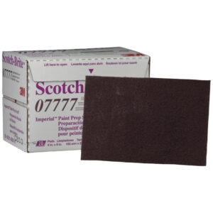 3M 07777, Scotch-Brite Paint Prep Scuff Hand Pad, Maroon, 7000120941