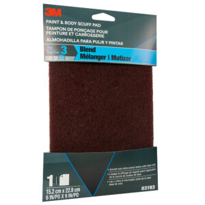 3M 03193, Paint and Body Scuff Pad, 6 in x 9 in, 7010364676