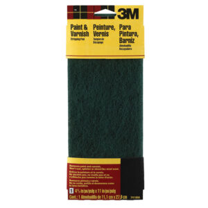 3M 07413, Hand Sanding Stripping Pad 7413NA, 4.375 in x 11 in, Green, Coarse, 7010383727