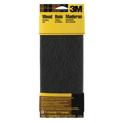 3M 07415, Hand Sanding Wood Finishing Pad 7415NA, 4.375 in x 11 in, Gray Fine, 7010383728