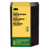 3M 93949, General Purpose Sanding Sponge CP040-3PK, Single Angle, 2-7/8 in x 4-7/8 in x 1 in, Fine, 7100175194, 3/pack