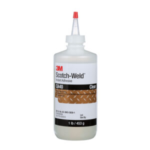 3M 74291, Scotch-Weld Instant Adhesive CA40, Clear, 1 Pound Bottle, 7000000894