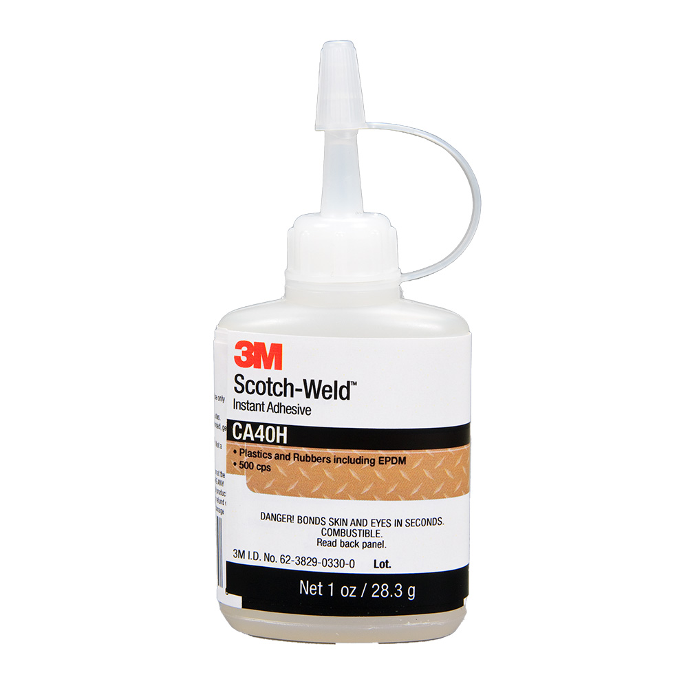 3M 21073, Scotch-Weld Instant Adhesive CA40H, Clear, 1 fl oz Bottle, 7000000895