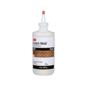 3M 96597, Scotch-Weld Instant Adhesive CA4, Clear, 1 Pound Bottle, 7000028587