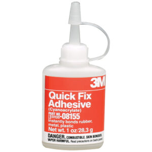 3M 08155, Quick Fix Adhesive, 1 oz Bottle, 7000028588