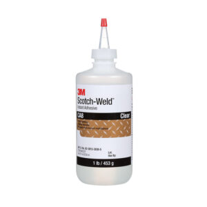3M 21067, Scotch-Weld Instant Adhesive CA8, Clear, 1 Pound Bottle, 7000046527