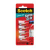 3M 80751, Scotch Super Glue Liquid AD114, 4-Pack of Single-Use Tubes, .017 oz, 7000047643